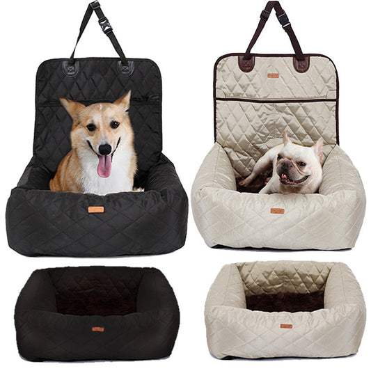 2 In 1 Pet Dog Carrier Folding Car Seat Pad Thickened Multi-purpose Pet Bed Dog Car Mattress Pets Supplies - Home & Stuff Shop LLC