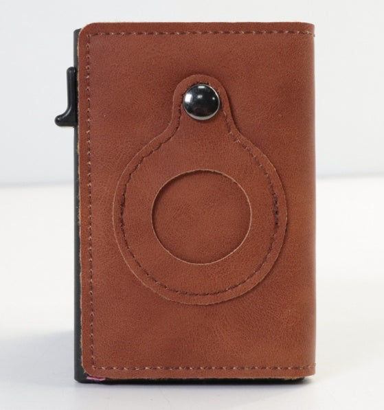 AirTag Leather Wallet – Slim RFID Anti-Theft Card Holder for Men - Home & Stuff Shop LLC