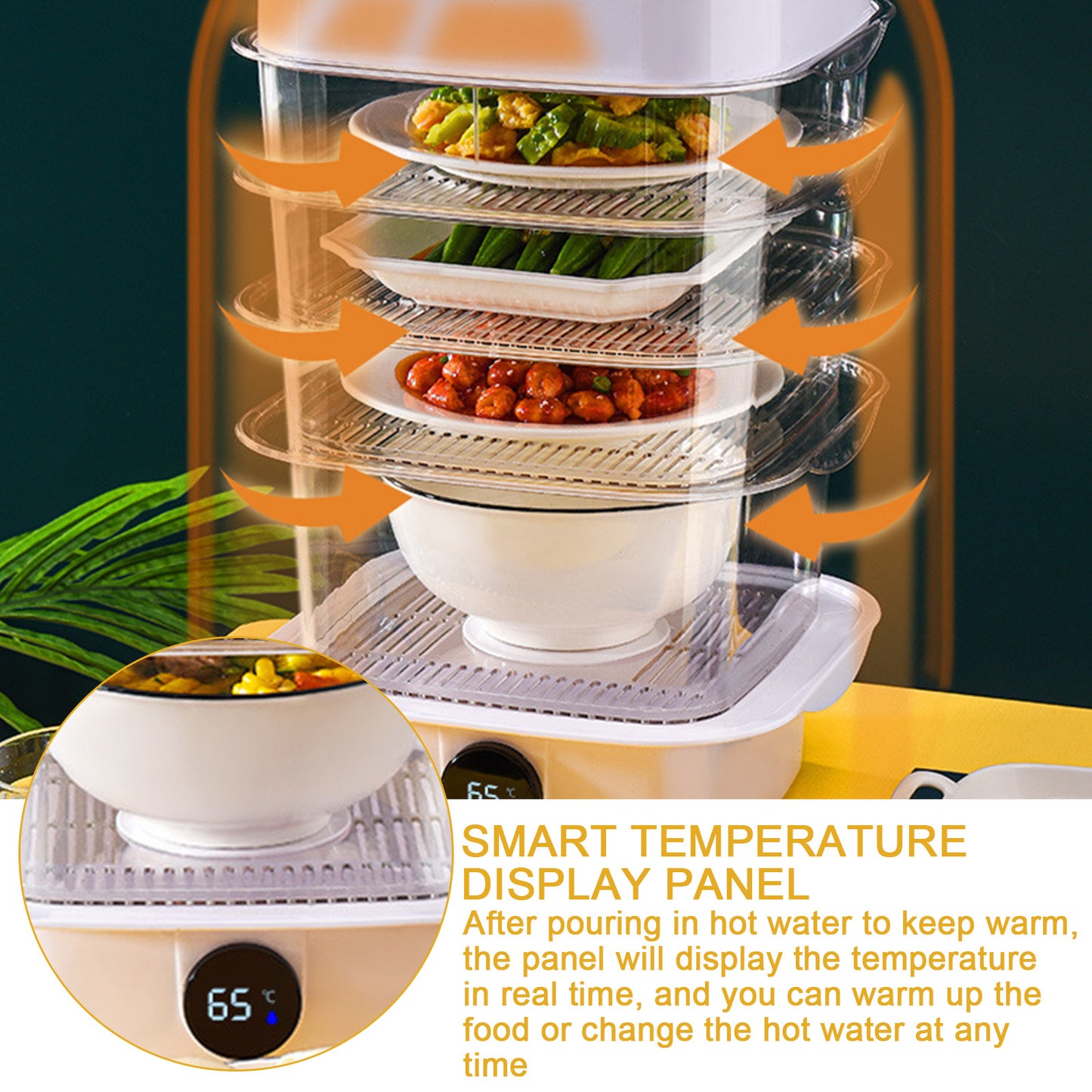 Multi-layer Dish Cover for Heat Preservation Kitchen Gadget