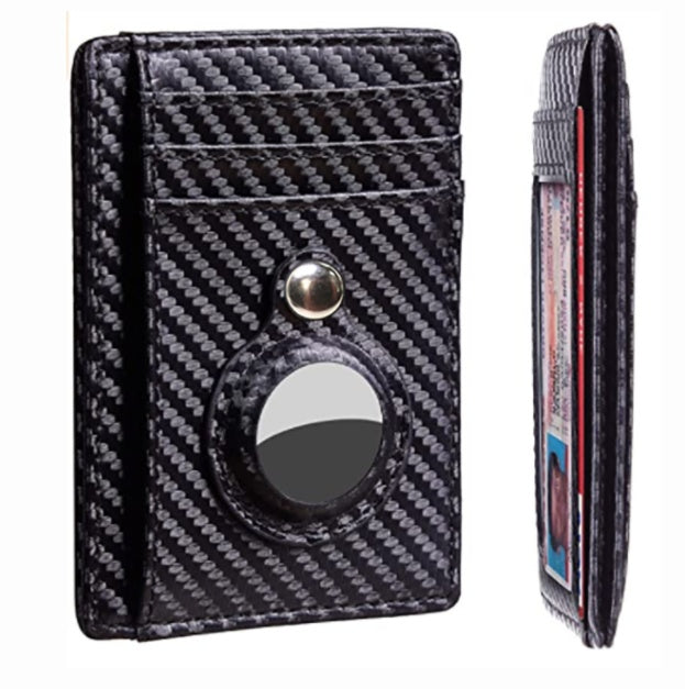 AirTag Leather Wallet – Slim RFID Anti-Theft Card Holder for Men - Home & Stuff Shop LLC