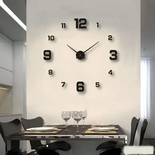 Creative Frameless DIY Wall Clock - Home & Stuff Shop