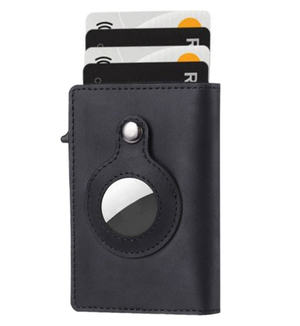 AirTag Leather Wallet – Slim RFID Anti-Theft Card Holder for Men - Home & Stuff Shop LLC